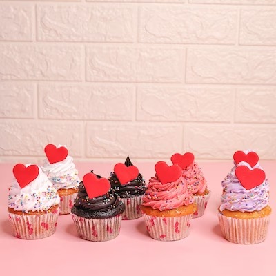 Little Heart Set Cup Cakes